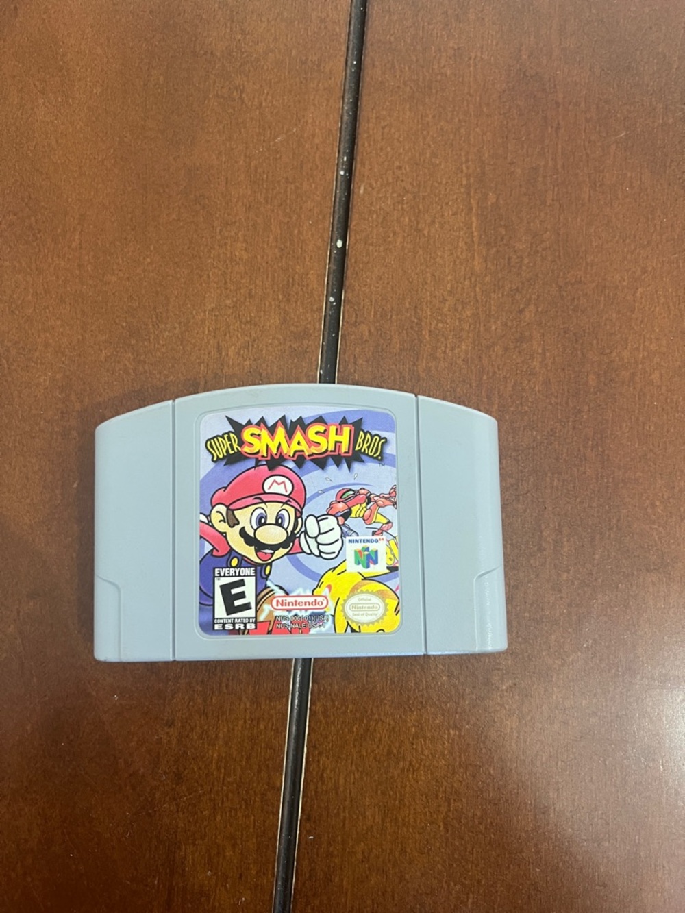 Nintendo Super Smash Bros. N64 Cartridge - Light Gray
